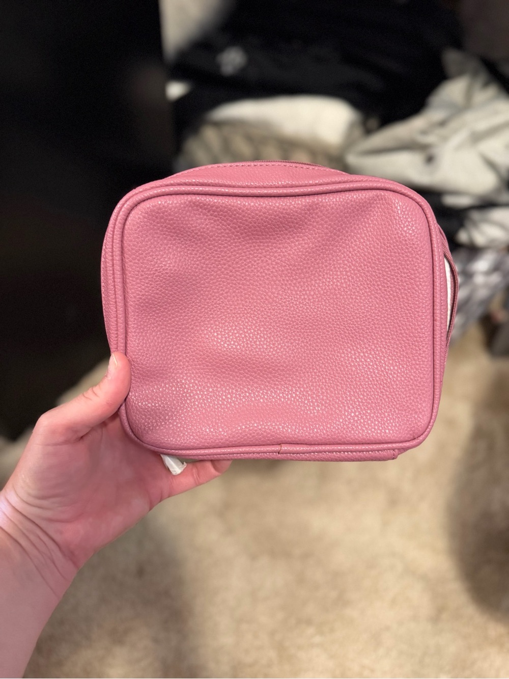 thirty-one Pink Pebbled Cosmetic Case